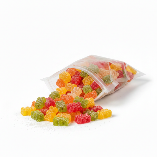Fizzy Gummy Bears Spill