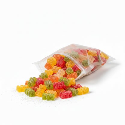 Fizzy Gummy Bears Spill